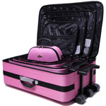 5pc Suitcase Trolley Travel Bag Luggage Set PINK
