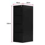 4-Drawer Shelf Office Gym Filing Storage Locker Cabinet