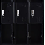 12 Door Locker - Office/Gym - Black