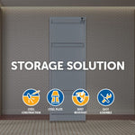4-Drawer Shelf Office Gym Filing Storage Locker Cabinet
