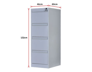 4-Drawer Shelf Office Gym Filing Storage Locker Cabinet