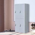 Four-Door Office Gym Shed Storage Locker