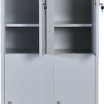 Four-Door Office Gym Shed Storage Locker