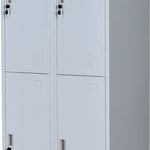 Four-Door Office Gym Shed Storage Locker
