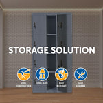 12 Door Locker - Office/Gym - Light Grey