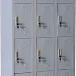 12 Door Locker - Office/Gym - Light Grey