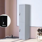 Two-Door Office Gym Shed Storage Lockers