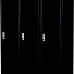 Three-Door Side by Side Office Gym Shed Storage Locker