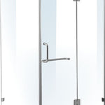 1200 x 900mm Frameless 10mm Glass Shower Screen By Della Francesca