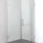 1000 x 1000mm Frameless 10mm Glass Shower Screen By Della Francesca