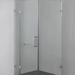 1000 x 1000mm Frameless 10mm Glass Shower Screen By Della Francesca