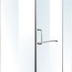 1000 x 1000mm Frameless 10mm Glass Shower Screen By Della Francesca