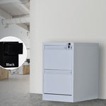 2-Drawer Shelf Office Gym Filing Storage Locker Cabinet
