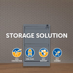 2-Drawer Shelf Office Gym Filing Storage Locker Cabinet