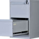 2-Drawer Shelf Office Gym Filing Storage Locker Cabinet