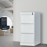3-Drawer Shelf Office Gym Filing Storage Locker Cabinet