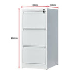 3-Drawer Shelf Office Gym Filing Storage Locker Cabinet