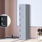Six-Door Office Gym Shed Storage Lockers
