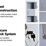 Six-Door Office Gym Shed Storage Lockers