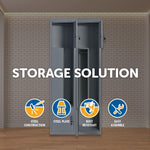 Two-Door Office Gym Shed Storage Lockers