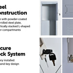 Two-Door Office Gym Shed Storage Lockers