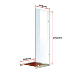 800x800mm Walk In Wetroom Shower System By Della Francesca