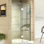 120 x 200cm Wall to Wall Frameless Shower Screen 10mm Glass By Della Francesca