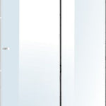 120 x 200cm Wall to Wall Frameless Shower Screen 10mm Glass By Della Francesca