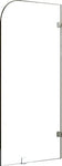 700 x 1450mm Frameless Bath Panel 10mm Glass Shower Screen By Della Francesca