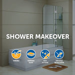 900 x 1450mm Frameless Bath Panel 10mm Glass Shower Screen By Della Francesca
