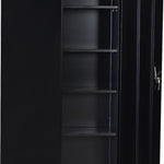 Two-Door Shelf Office Gym Filing Storage Locker Cabinet Safe