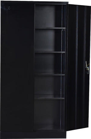 Two-Door Shelf Office Gym Filing Storage Locker Cabinet Safe