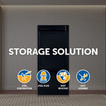 3-Drawer Shelf Office Gym Filing Storage Locker Cabinet