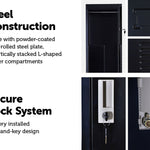 Two-Door Office Gym Shed Storage Lockers
