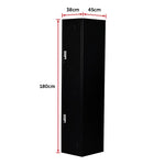Two-Door Office Gym Shed Storage Lockers