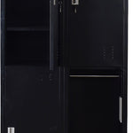 Four-Door Office Gym Shed Storage Locker