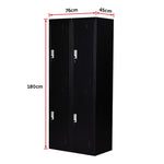 Four-Door Office Gym Shed Storage Locker