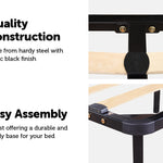 King Metal Bed Frame - Bedroom Furniture