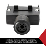 7 PIN FLAT MALE PLUG TRAILER ADAPTOR CONNECTOR