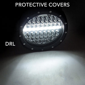 7inch Cree Round Spot LED Driving Lights Spotlights Lamp Offroad 4WD 4x4