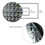 7inch Cree Round Spot LED Driving Lights Spotlights Lamp Offroad 4WD 4x4