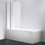 180&deg; Pivot Door 6mm Safety Glass Bath Shower Screen 1000x1400mm By Della Francesca