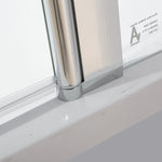 180&deg; Pivot Door 6mm Safety Glass Bath Shower Screen 1000x1400mm By Della Francesca