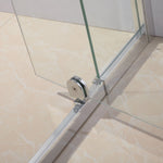 820-900 Finger Pull Wall to Wall Shower Screen By Della Francesca