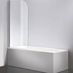 180&deg; Pivot Door 6mm Safety Glass Bath Shower Screen 800x1400mm By Della Francesca