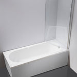 180&deg; Pivot Door 6mm Safety Glass Bath Shower Screen 800x1400mm By Della Francesca