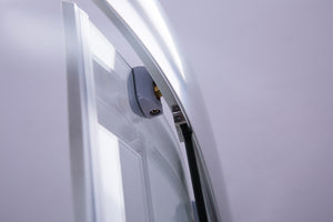 Rounded Sliding Curved Shower Screen 6mm Toughened Glass with Base