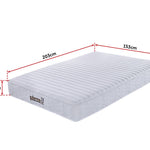 Palermo Contour 20cm Encased Coil Queen Mattress CertiPUR-US Certified Foam