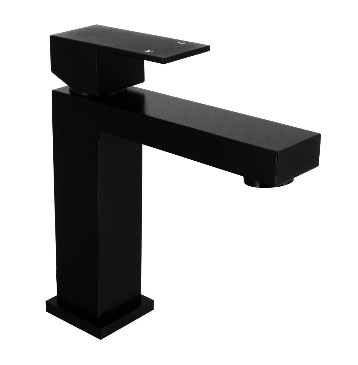 Basin Mixer Tap Faucet Electroplated Matte Black Finish