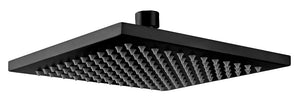 200mm Shower Head Square 304SS Electroplated Matte Black Finish